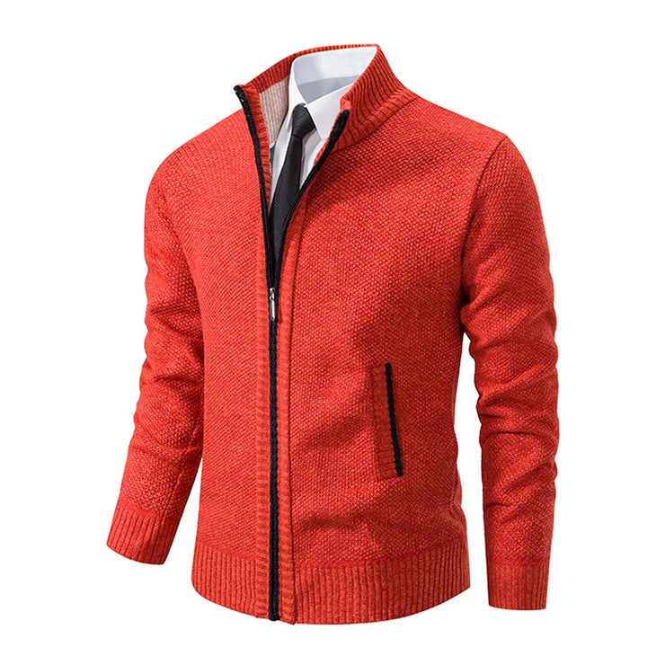 Men's Casual Sports Coat | Autumn & Winter Fleece Zipper Cardigan