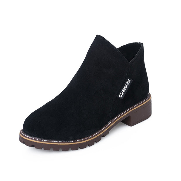 Women's Frosted Ankle Boots – Autumn/Winter