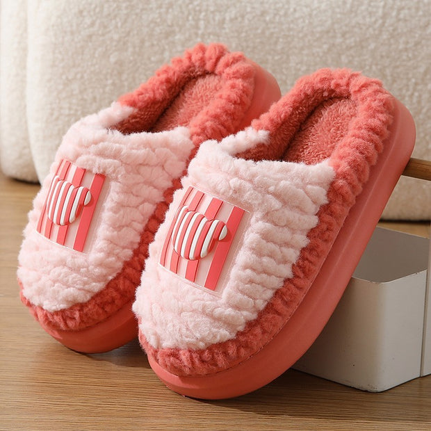 Lamb Slippers – Indoor Non-Slip Winter Shoes