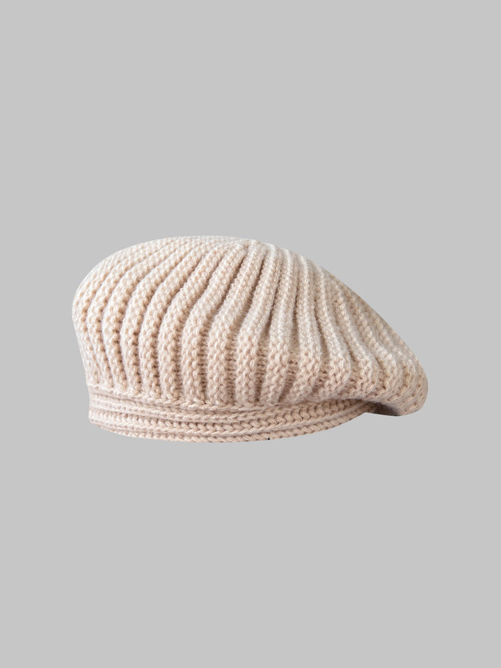 Women's Knitted Beret – Autumn/Winter Fashion
