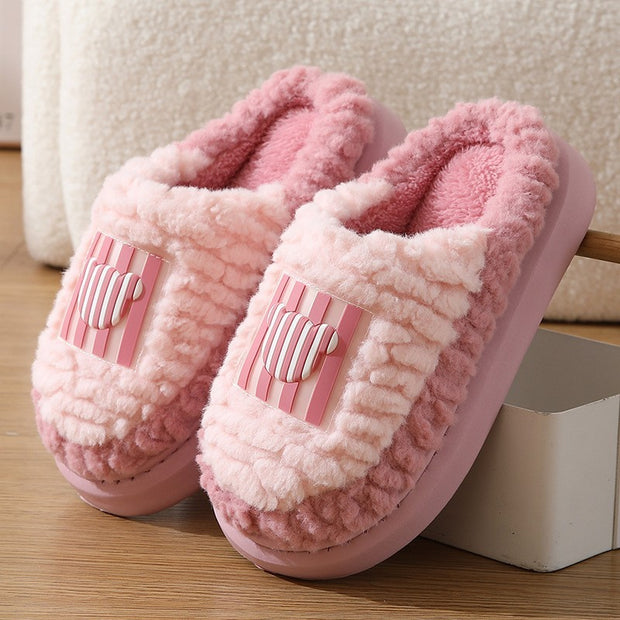 Lamb Slippers – Indoor Non-Slip Winter Shoes