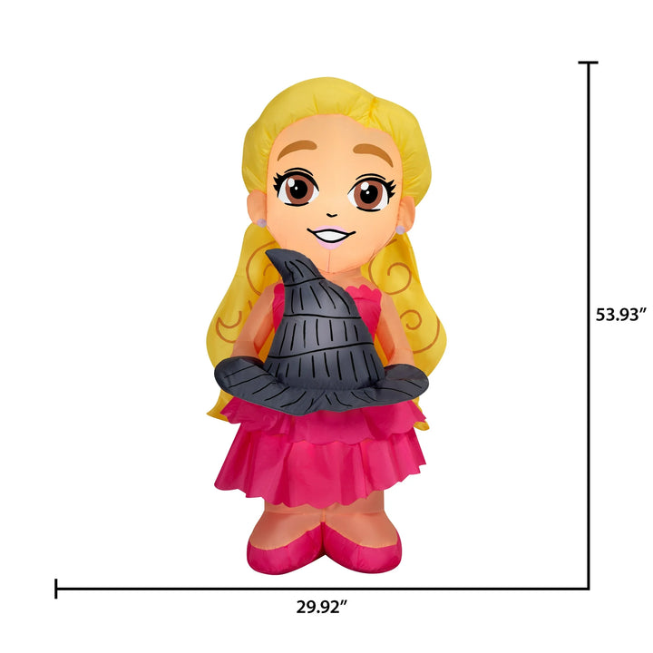 Halloween Airblown Yard Inflatables Stylized Glinda Wicked 29.92 in x 26.37 in x 53.93 in 3.19 lb