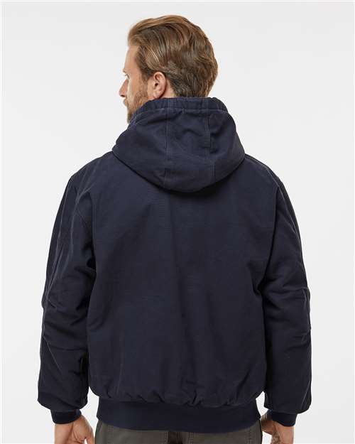 Men's Cheyenne Boulder Cloth™ Hooded Canvas Work Jacket with Tricot Quilt Lining DRI DUCK Style 5020