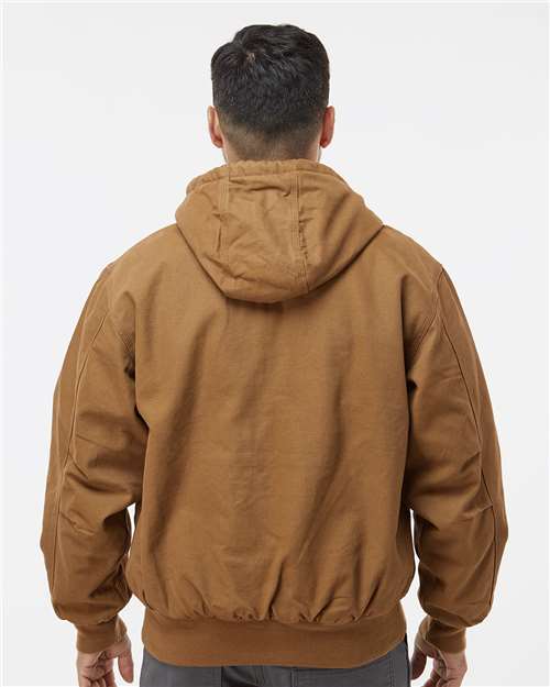 Men's Cheyenne Boulder Cloth™ Hooded Canvas Work Jacket with Tricot Quilt Lining DRI DUCK Style 5020