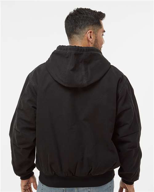 Men's Cheyenne Boulder Cloth™ Hooded Canvas Work Jacket with Tricot Quilt Lining DRI DUCK Style 5020