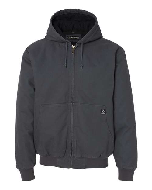 Men's Cheyenne Boulder Cloth™ Hooded Canvas Work Jacket with Tricot Quilt Lining DRI DUCK Style 5020