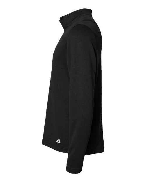 Adidas 3-Stripes Double Knit Quarter-Zip Pullover