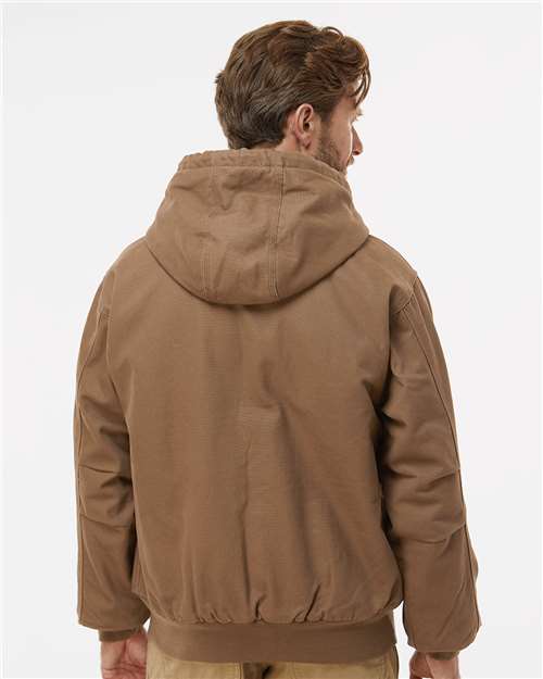 Men's Cheyenne Boulder Cloth™ Hooded Canvas Work Jacket with Tricot Quilt Lining DRI DUCK Style 5020