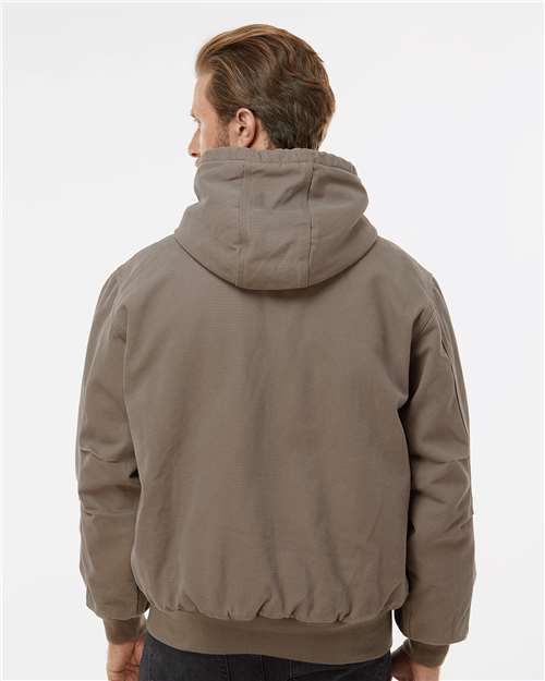 Men's Cheyenne Boulder Cloth™ Hooded Canvas Work Jacket with Tricot Quilt Lining DRI DUCK Style 5020