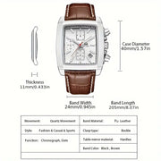 Men's Vintage-Inspired Quartz Watch