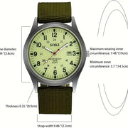 Night Vision Luminous Military Wrist Watch