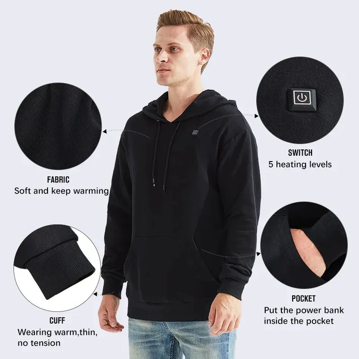 NATOBA USB Heated Hoodies for Men & Women