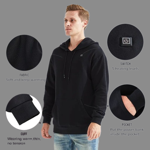 USB Heated Hoodies for Men & Women