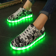 Women men Sneakers  Lighted LED Shoes