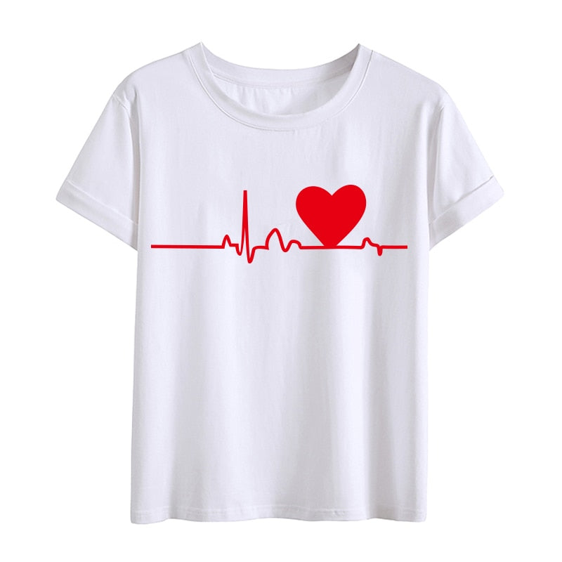 T-shirts mother kids daughter family valentine's day gift