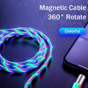 Magnetic Cable LED Lighting fast Charging USB