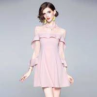 new women Ruffle Dress