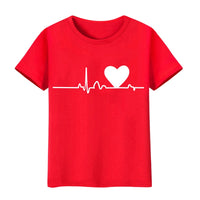 T-shirts mother kids daughter family valentine's day gift