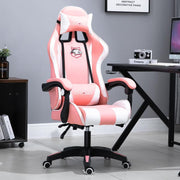 WCG Gaming Chair Office Latex Cushion Bluetooth Computer Chair