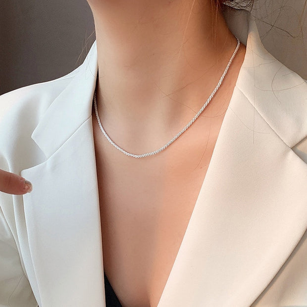 Clavicle Chain Choker Necklace For Women