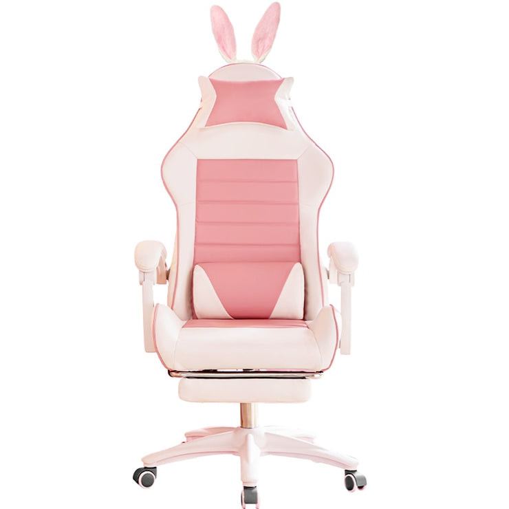 WCG Cute pink gaming chair girl computer chairs