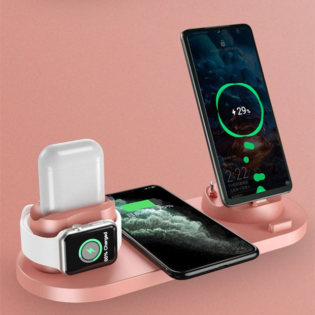 WIRELESS CHARGER 6 IN 1 FOR MULTIPLE DEVICES