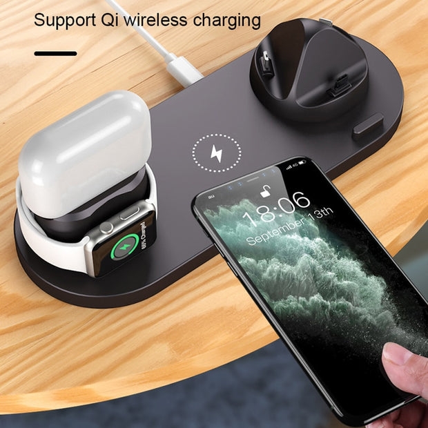 WIRELESS CHARGER 6 IN 1 FOR MULTIPLE DEVICES