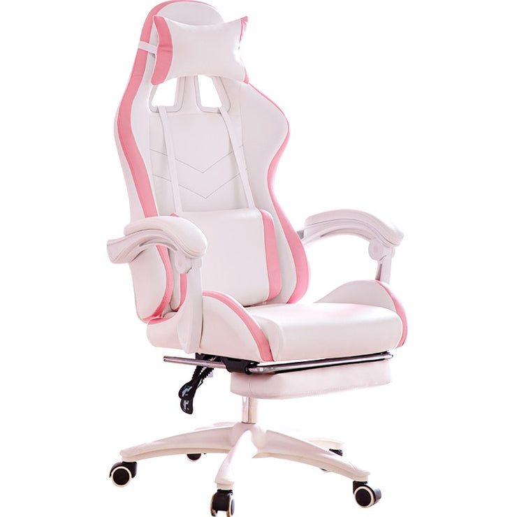 WCG Cute pink gaming chair girl computer chairs