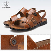 Summer Genuine Leather Beach Sandals