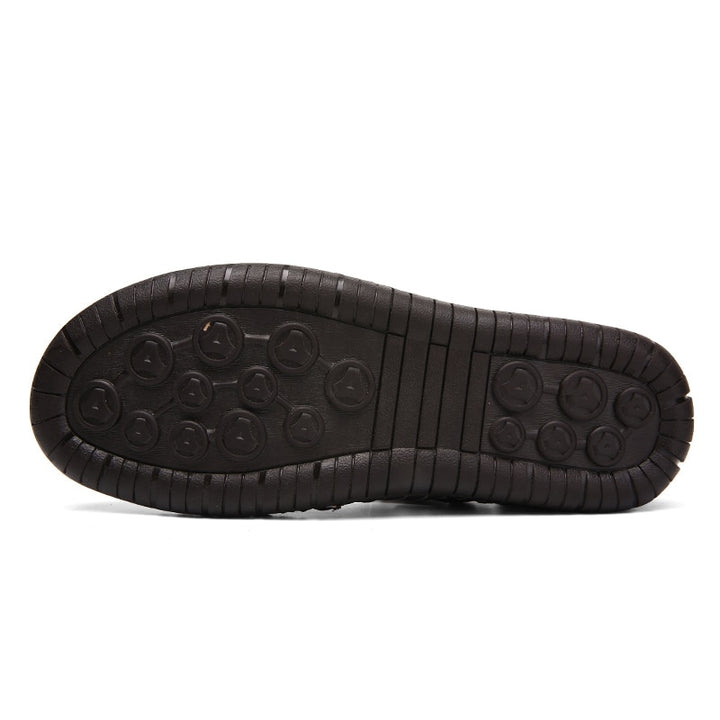Summer Sandals Men Leathe