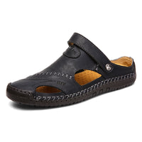 Summer Sandals Men Leathe