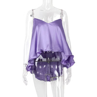 Stretchy Draped Crop Top Women Sexy Shirt