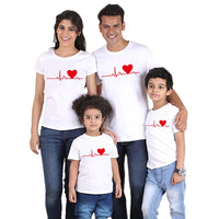 T-shirts mother kids daughter family valentine's day gift