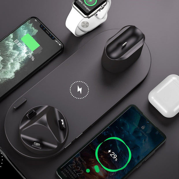 WIRELESS CHARGER 6 IN 1 FOR MULTIPLE DEVICES