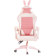 WCG Cute pink gaming chair girl computer chairs
