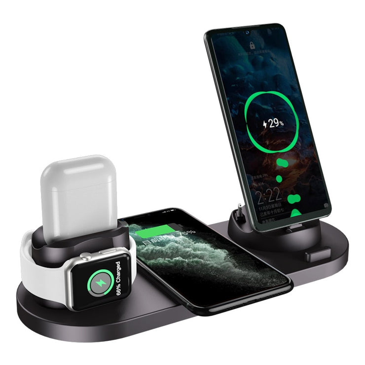 WIRELESS CHARGER 6 IN 1 FOR MULTIPLE DEVICES