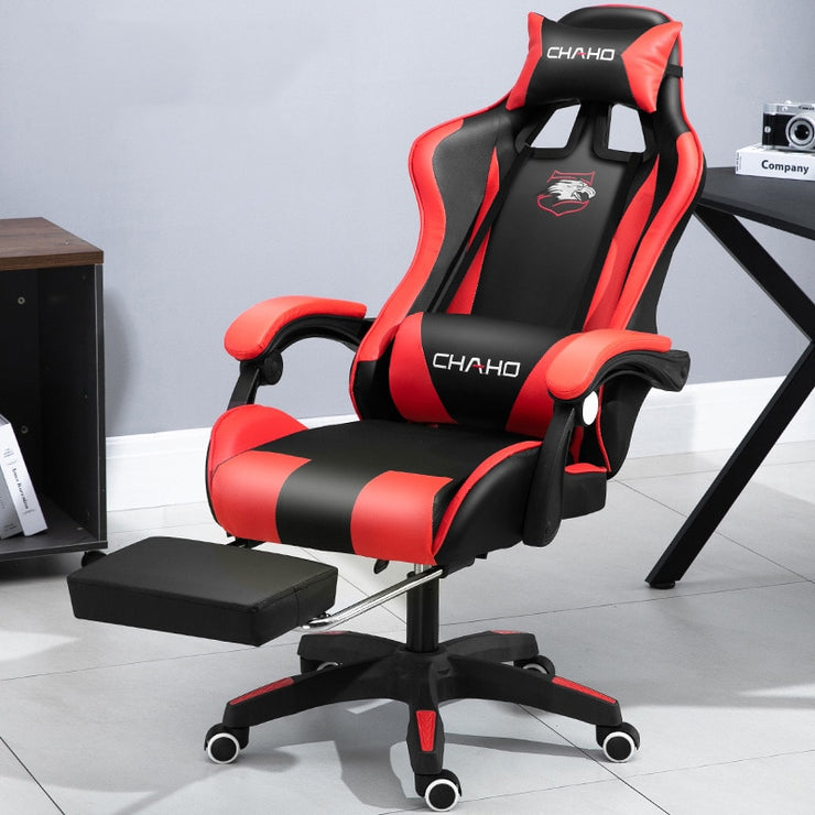 WCG Gaming Chair Office Latex Cushion Bluetooth Computer Chair