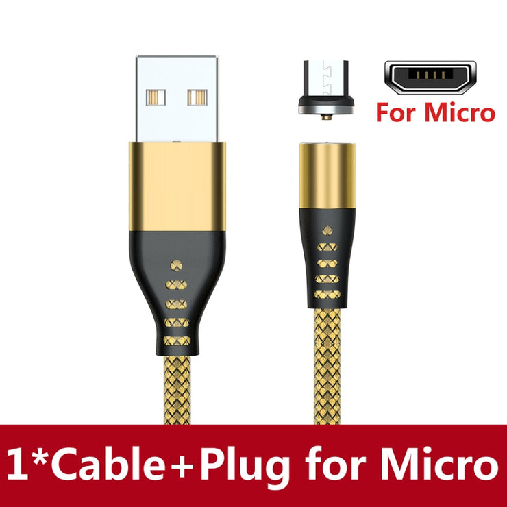 Magnetic Micro USB Type C Cable For iPhone and Others