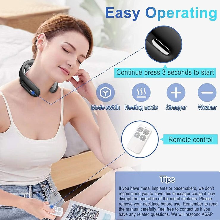 Electric Neck Massager Pain Relief Tool
