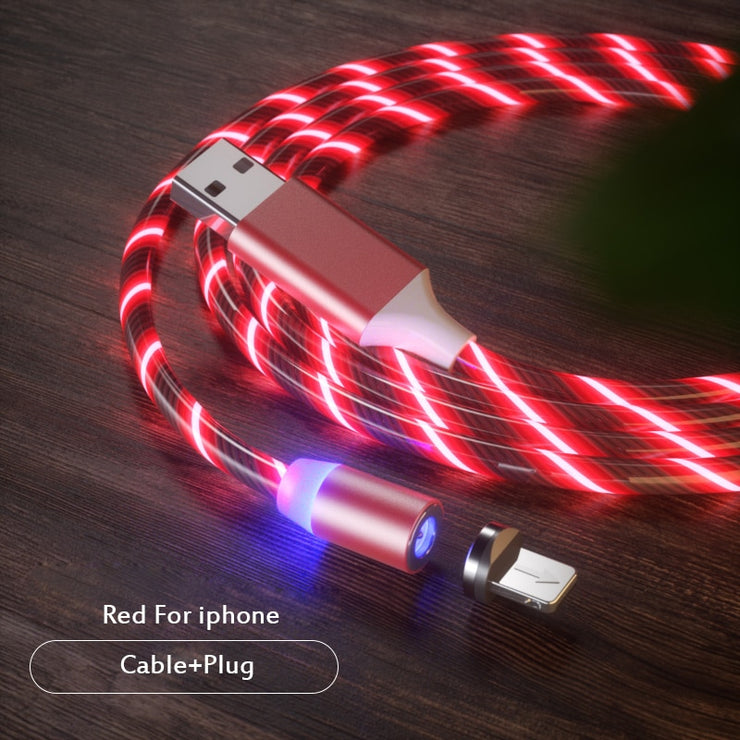 Magnetic Cable LED Lighting fast Charging USB