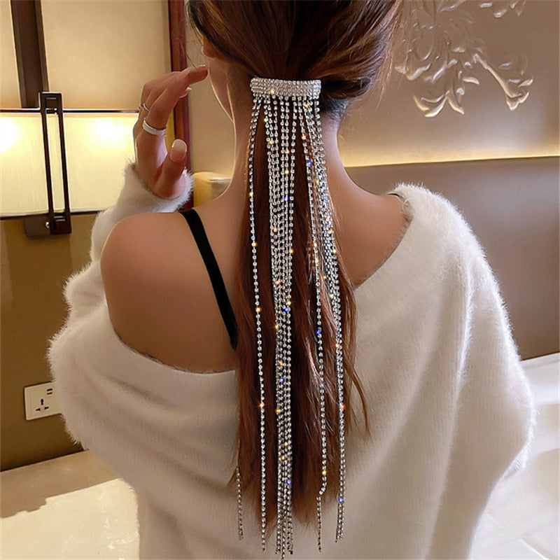 FYUAN Shine Full Rhinestone Hairpins for Women