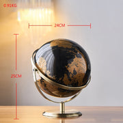 Retro World Globe Learning World Map
