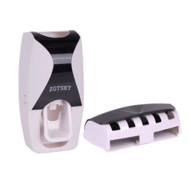 Automatic Wall Mount Toothpaste & Toothbrush Holder