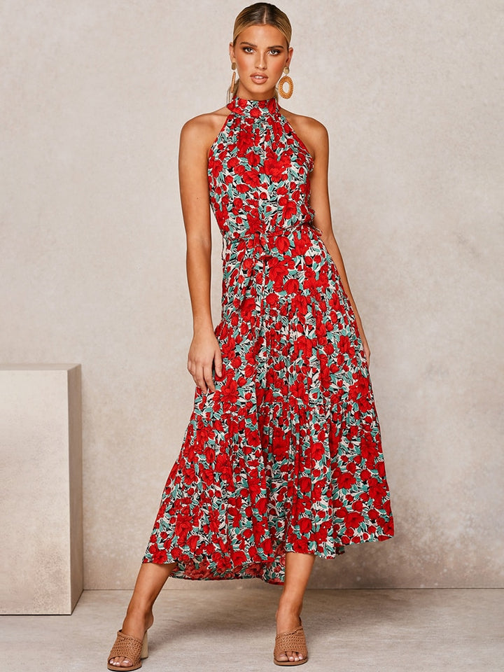 Long Dress Polka Dot Casual Dresses