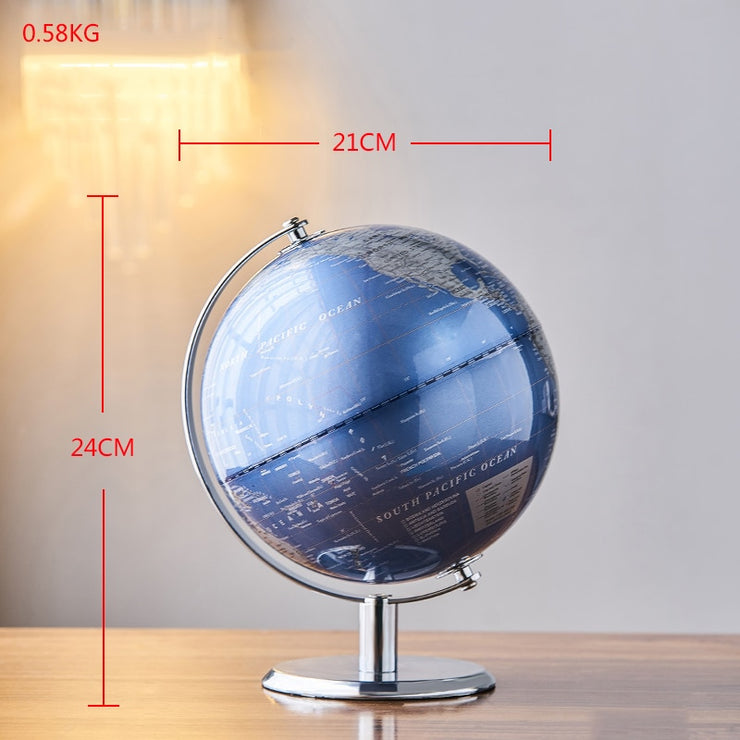 Retro World Globe Learning World Map