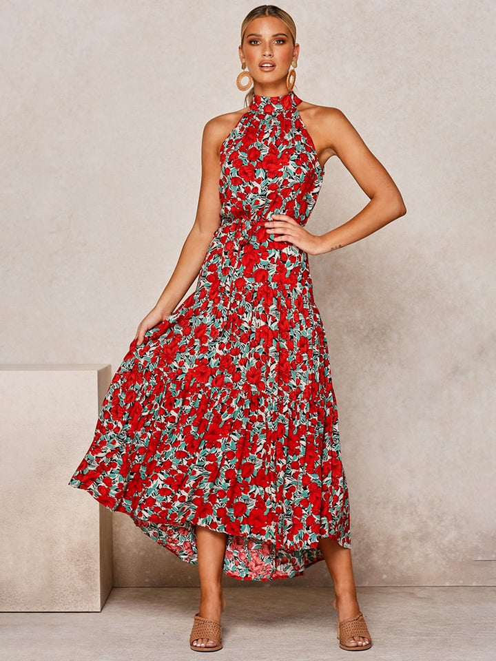 Long Dress Polka Dot Casual Dresses