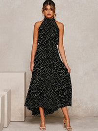Long Dress Polka Dot Casual Dresses