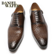 Man Shoes Luxury Genuine Leather