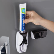 Automatic Wall Mount Toothpaste & Toothbrush Holder